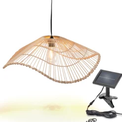 Solar Hängeleuchte Butterfly warmweiß
