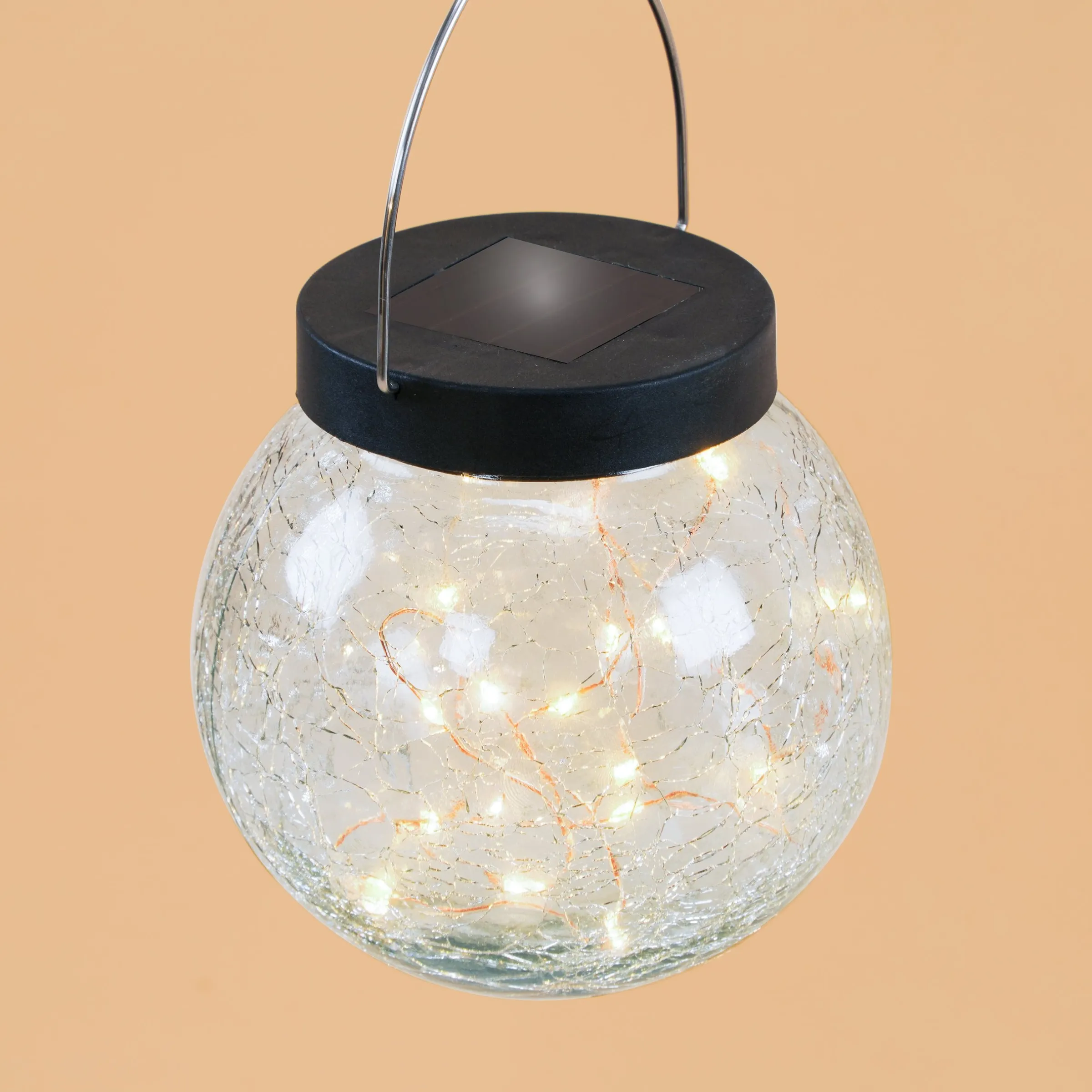 Solar Hängeleuchten Smart Globe im 2er-Set
