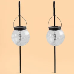 Solar Hängeleuchten Smart Globe im 2er-Set