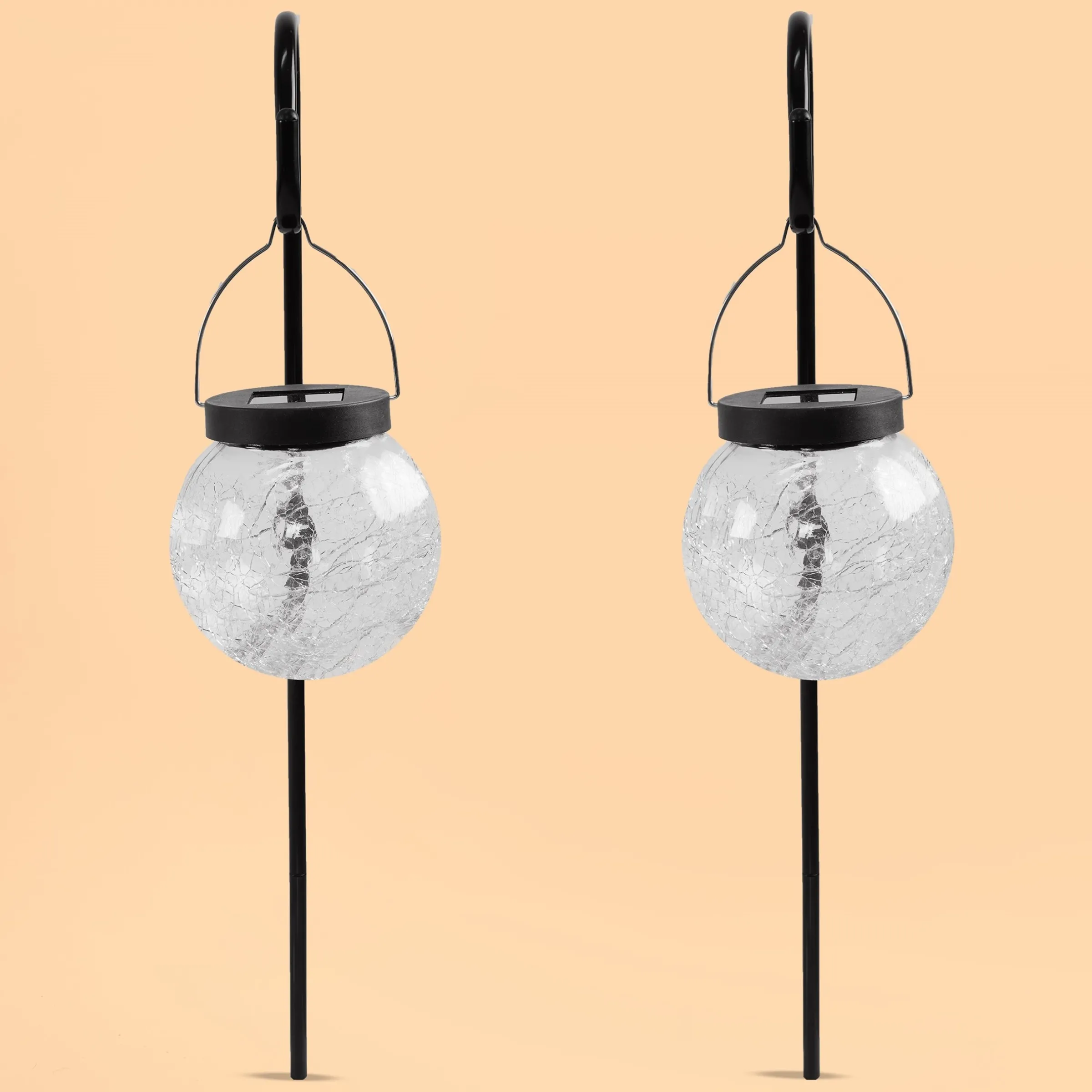 Solar Hängeleuchten Smart Globe im 2er-Set