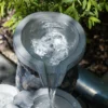 Solar Kaskadenbrunnen Bowl Fountain mit Direktbetrieb