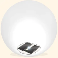 Solarkugel Basic ⌀ 50 cm mit 7 Lichtfarben