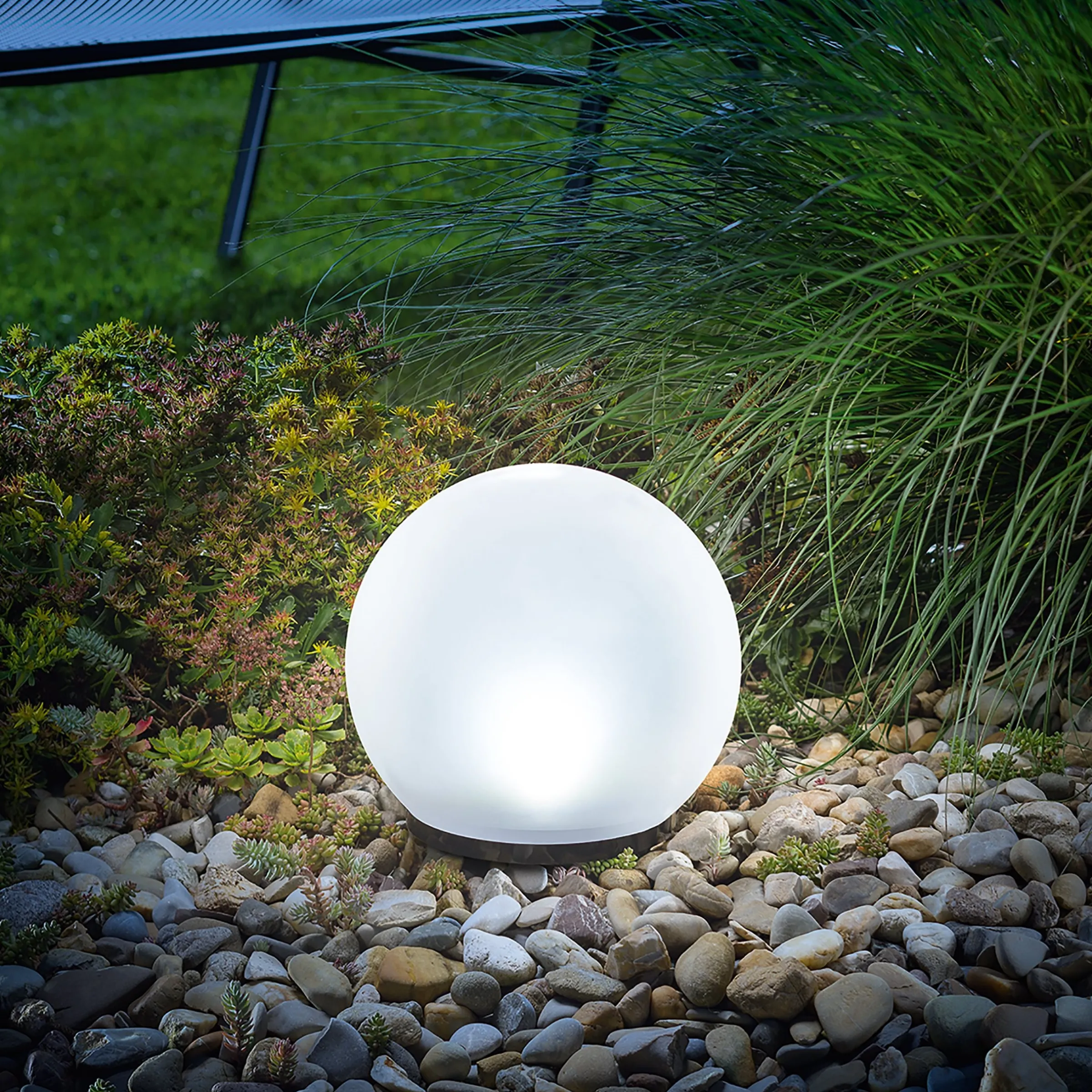 Solarkugel Basic ⌀ 20 cm mit 7 Lichtfarben