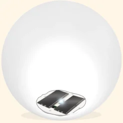 Solarkugel Basic ⌀ 20 cm mit 7 Lichtfarben