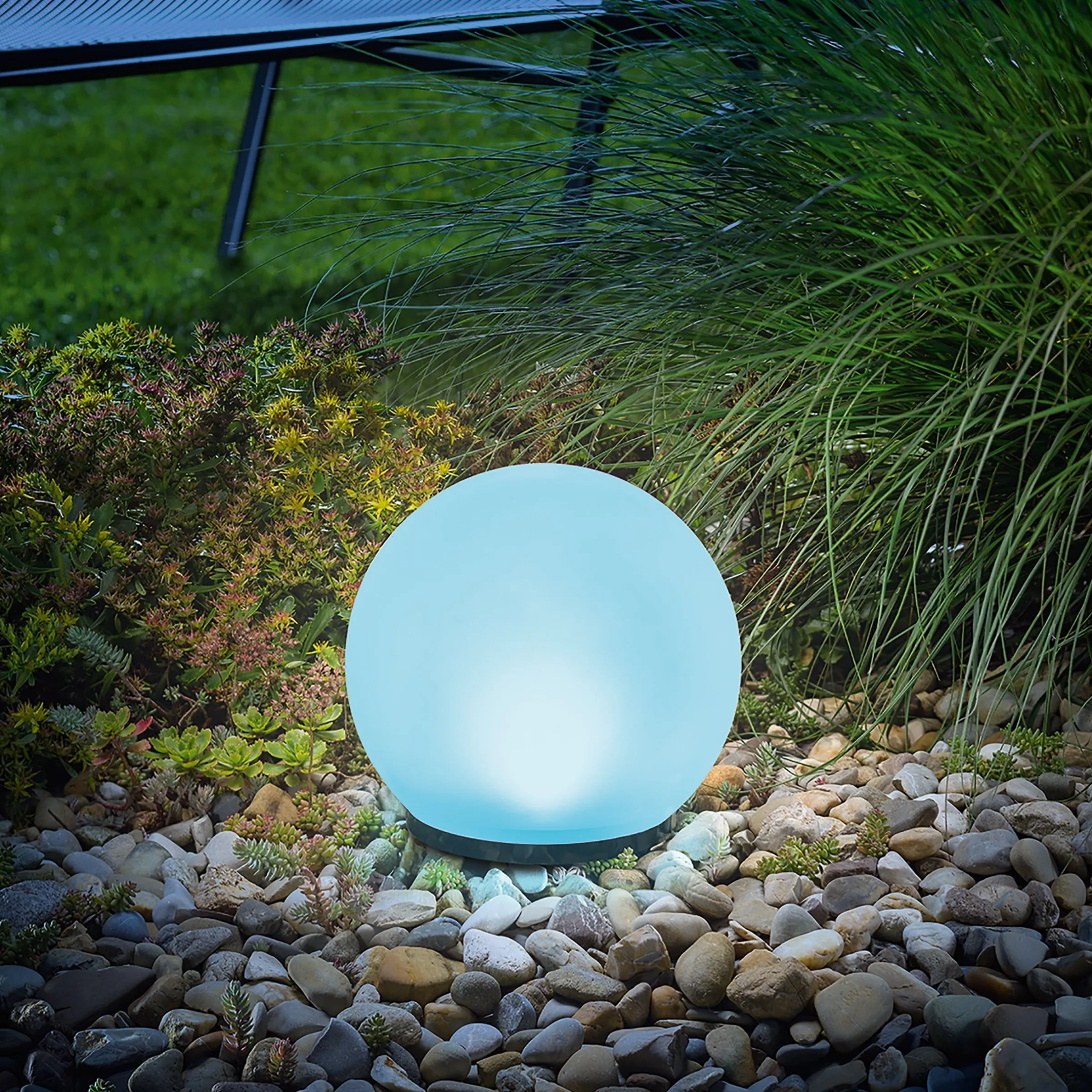 Solarkugel Basic ⌀ 20 cm mit 7 Lichtfarben
