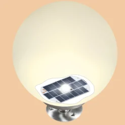 Solarkugel Liana ⌀ 25 cm mit Edelstahlfuß und Fernbedienung