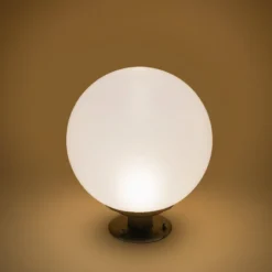 Solarkugel Liana ⌀ 25 cm mit Edelstahlfuß und Fernbedienung