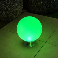 Solarkugel Liana ⌀ 25 cm mit Edelstahlfuß und Fernbedienung