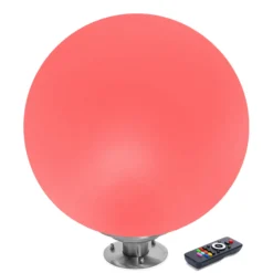 Solarkugel Liana ⌀ 50 cm mit Edelstahlfuß und Fernbedienung