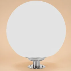 Solarkugel Liana ⌀ 50 cm mit Edelstahlfuß und Fernbedienung