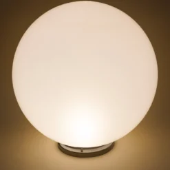 Solarkugel Liana ⌀ 50 cm mit Edelstahlsockel und Fernbedienung