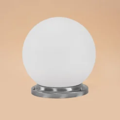Solarkugel Liana ⌀ 25 cm mit Edelstahlsockel und Fernbedienung