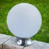 Solarkugel Liana ⌀ 30 cm mit Edelstahlfuß und Fernbedienung