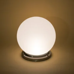 Solarkugel Liana ⌀ 30 cm mit Edelstahlsockel und Fernbedienung