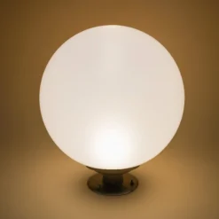 Solarkugel Liana ⌀ 40 cm mit Edelstahlfuß und Fernbedienung