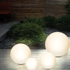 Solarkugeln Siena im 4er-Set - ⌀ 20 bis 50 cm