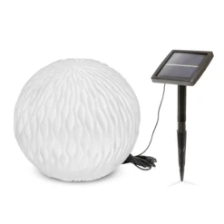 Solarkugel Wave-Ball ⌀ 25 cm in Sandsteinoptik