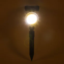 Solar LED-Bodenstrahler Spoti 30 warmweiß