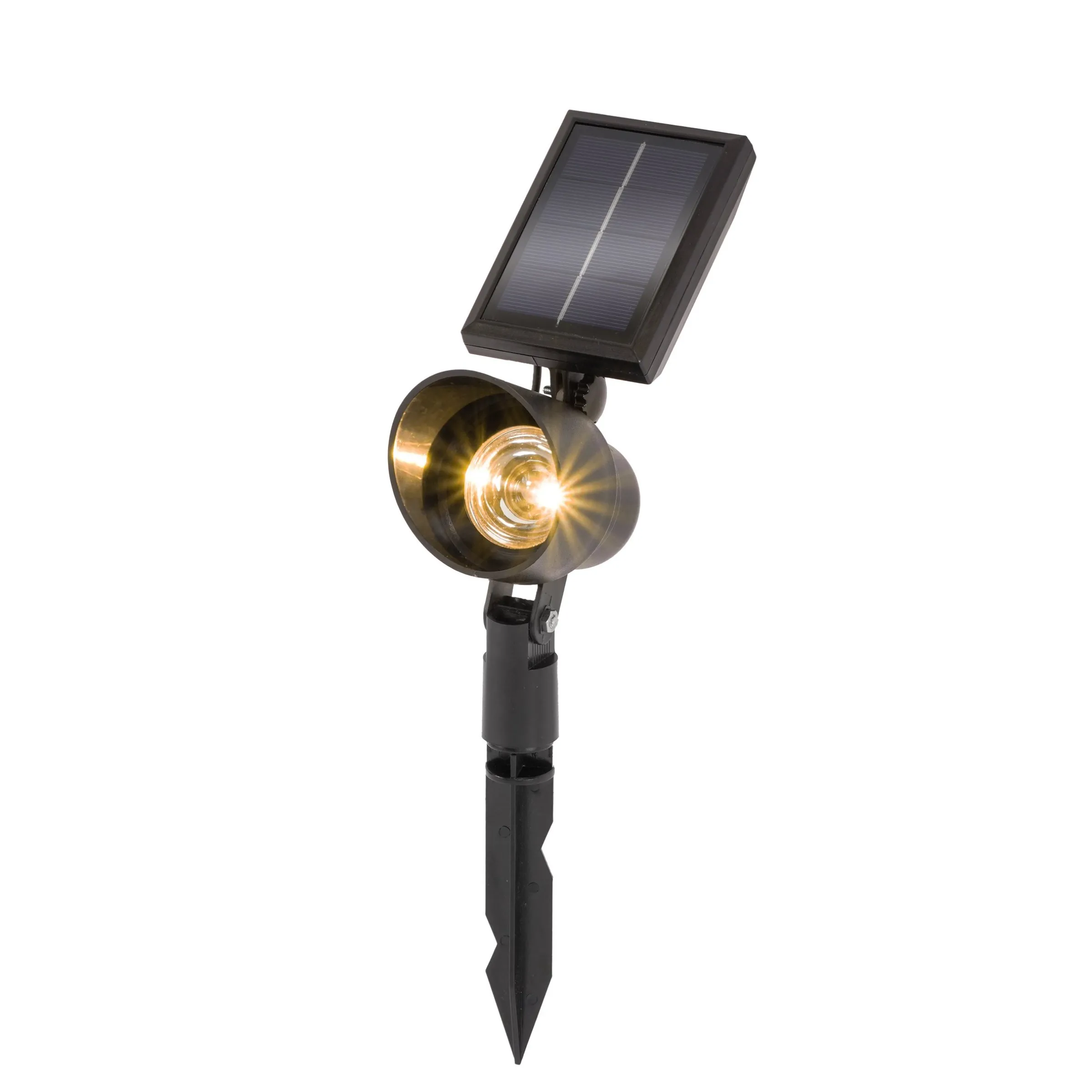 Solar LED-Bodenstrahler Spoti 30 warmweiß