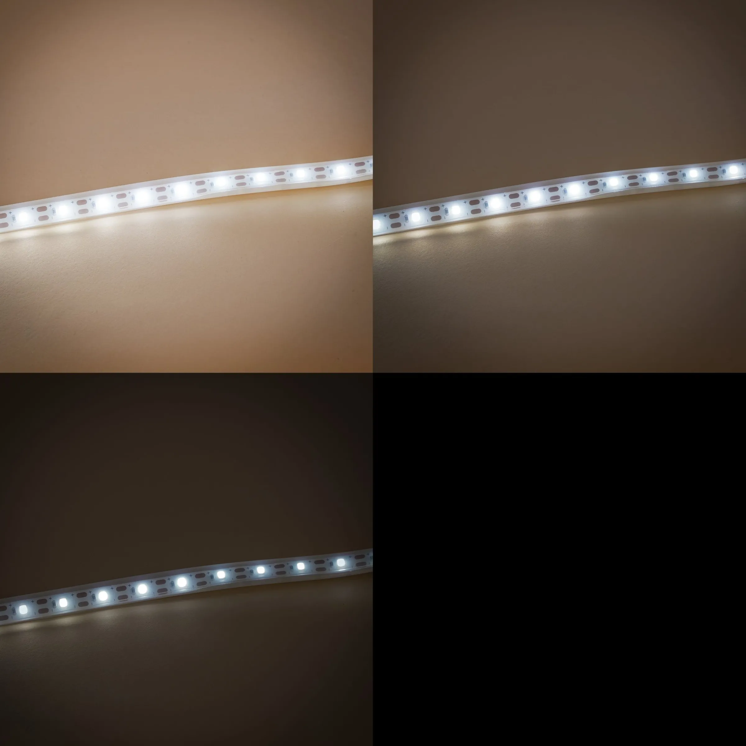 Solar LED-Lichterband mit 300 kaltweißen LEDs