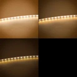 Solar LED-Lichterband mit 300 warmweißen LEDs