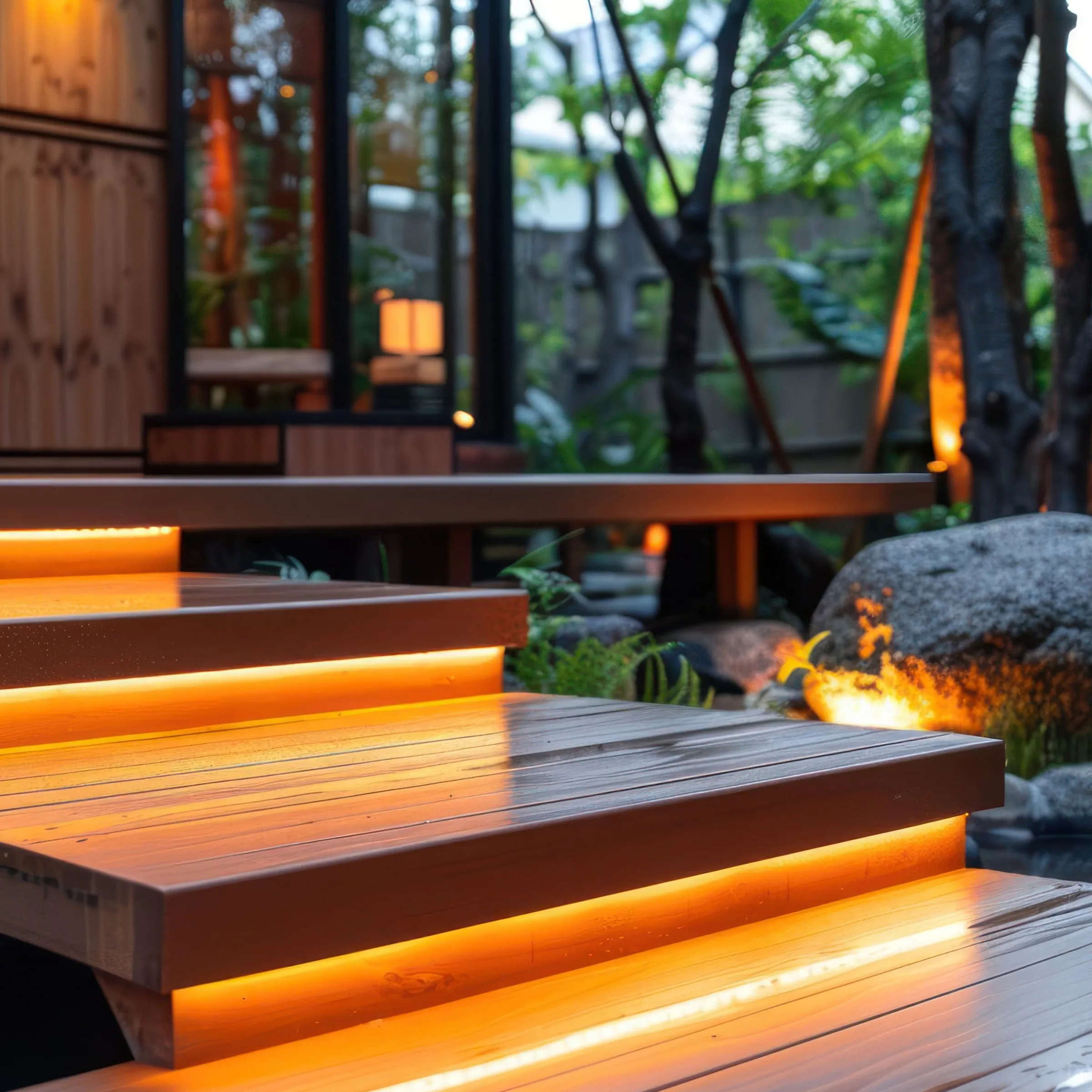 Solar LED-Lichterband mit 300 warmweißen LEDs