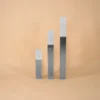 Solarleuchte Bubble Tower im 3er-Set aus Edelstahl