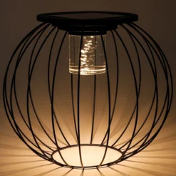 Solarleuchte Sorrent ⌀ 36 cm aus Metallstäben