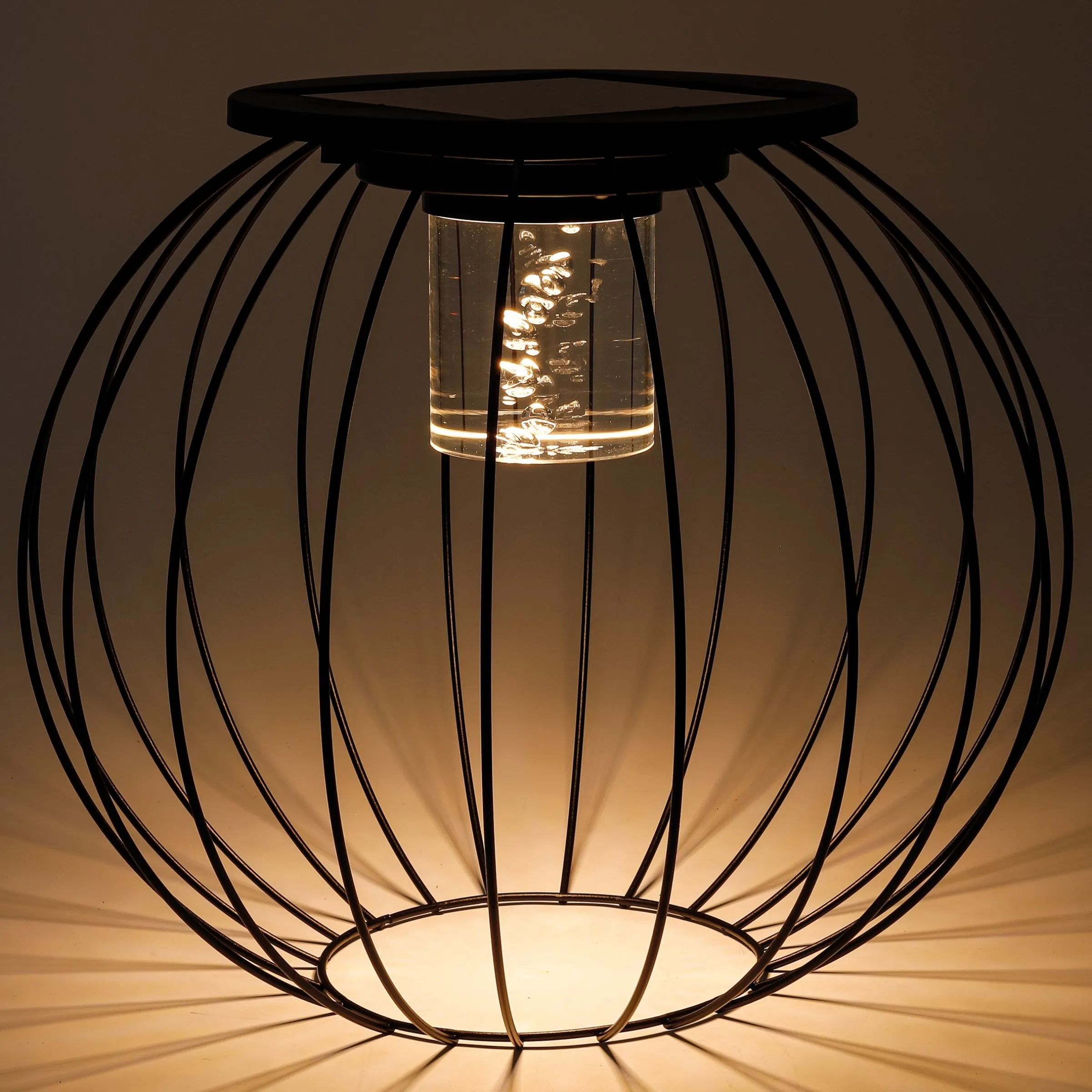 Solarleuchte Sorrent ⌀ 36 cm aus Metallstäben