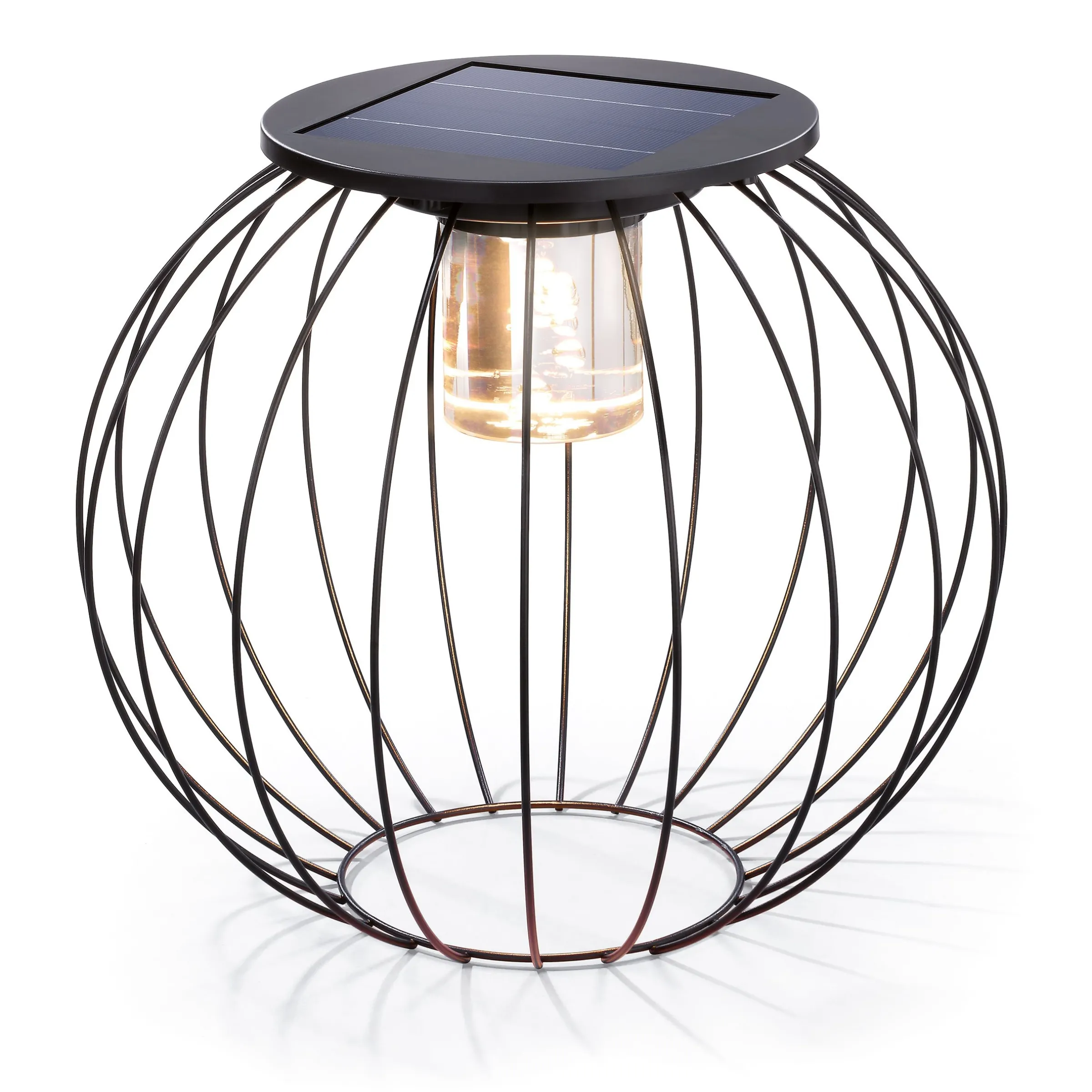 Solarleuchte Sorrent ⌀ 36 cm aus Metallstäben