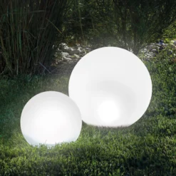 Solar Leuchtkugelset Basic ⌀ 20 & 30 cm mit 7 Lichtfarben