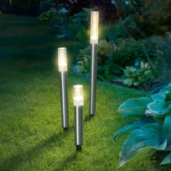 Solar Leuchtstabset Trio Sticks warmweiß