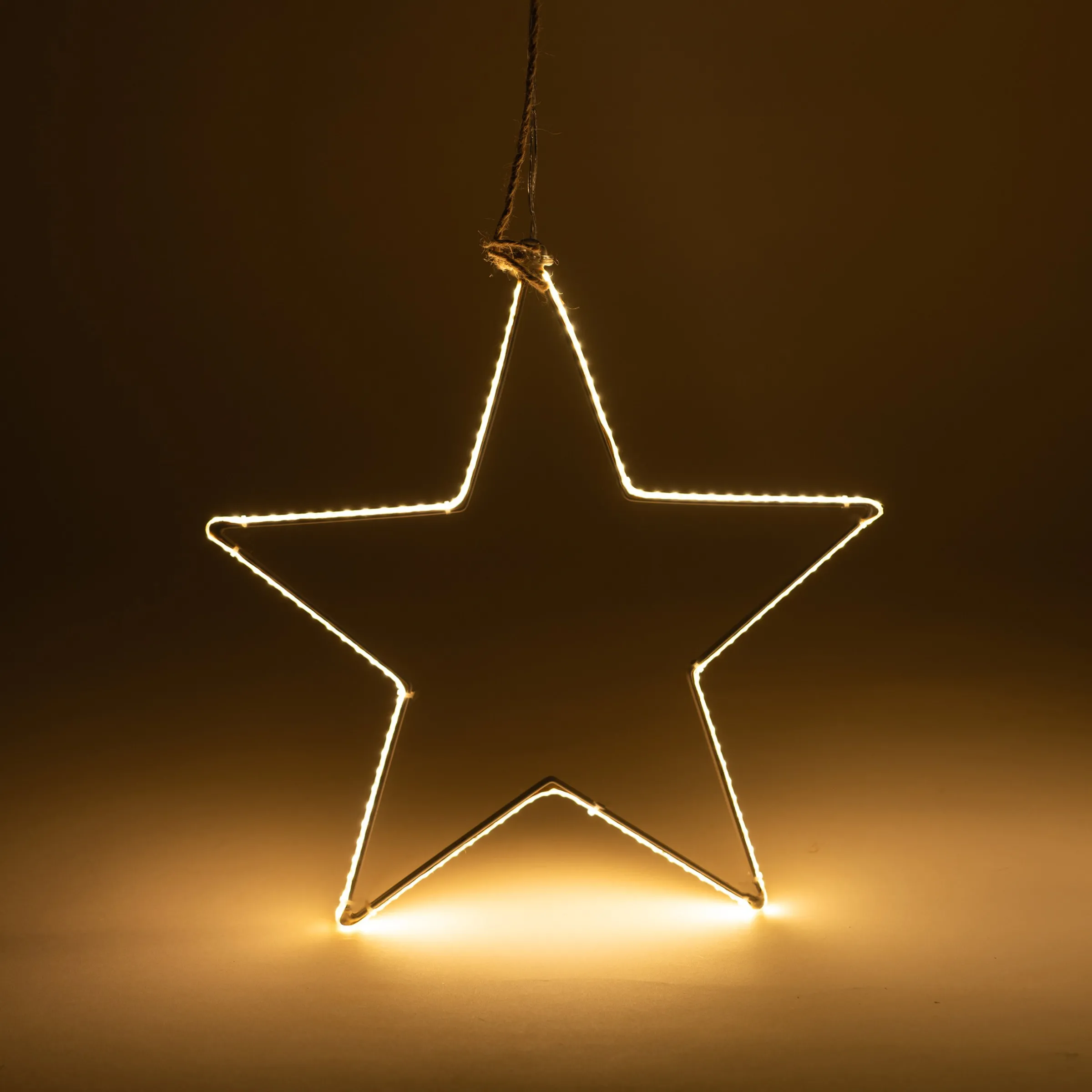 Solar Leuchtstern Ø 30 cm mit 134 warmweißen LEDs