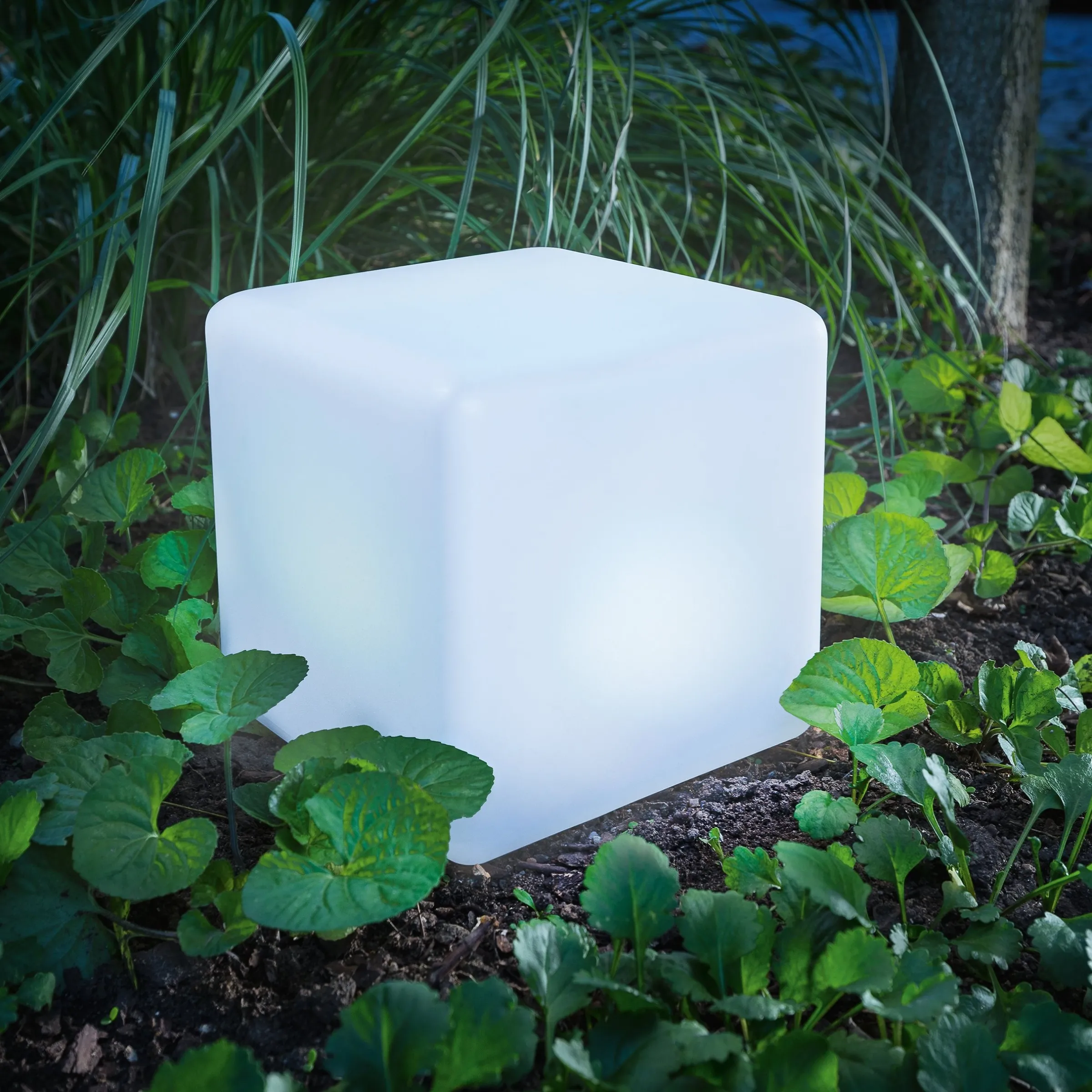 Solar Leuchtwürfel Smart Cube 18 cm
