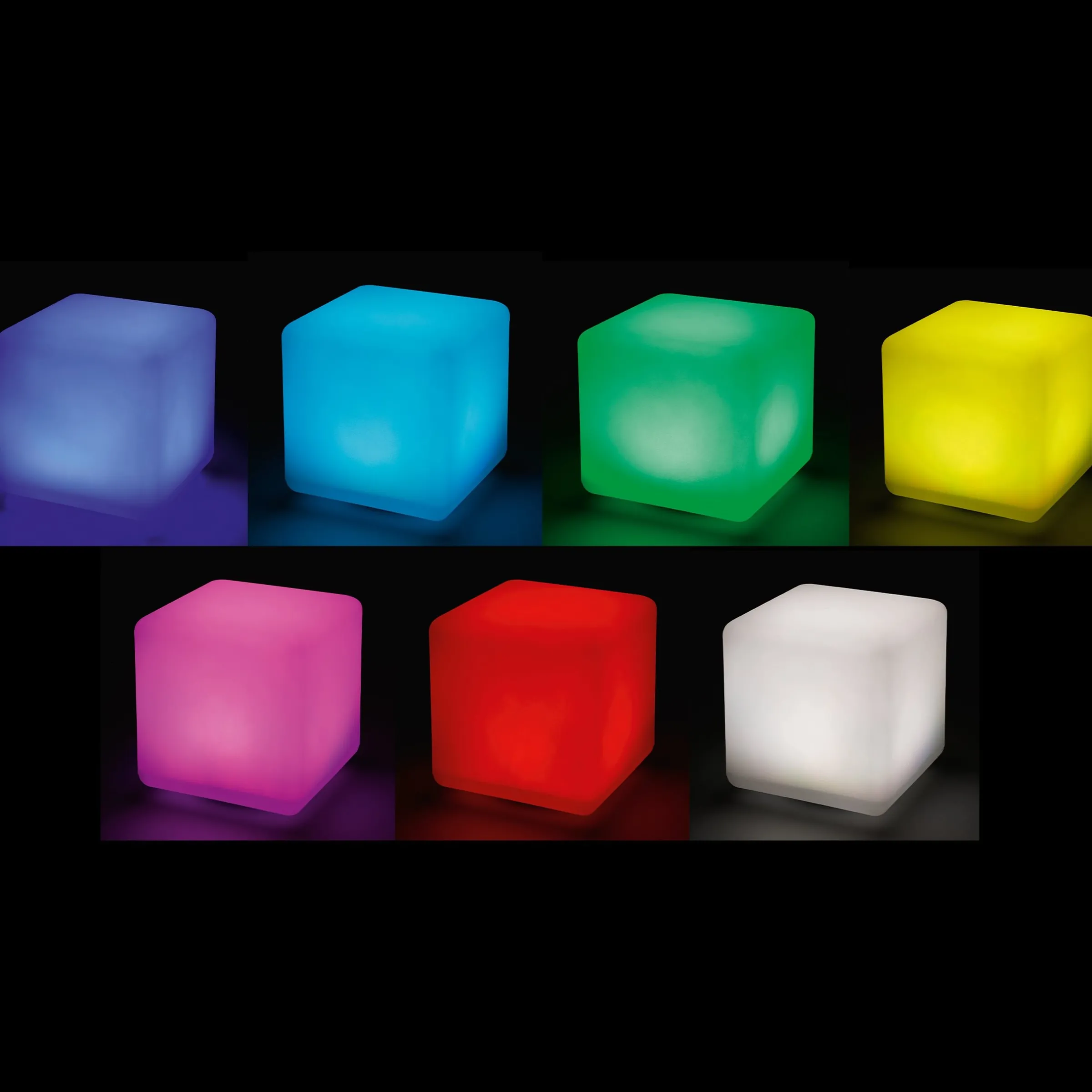 Solar Leuchtwürfel Smart Cube 18 cm