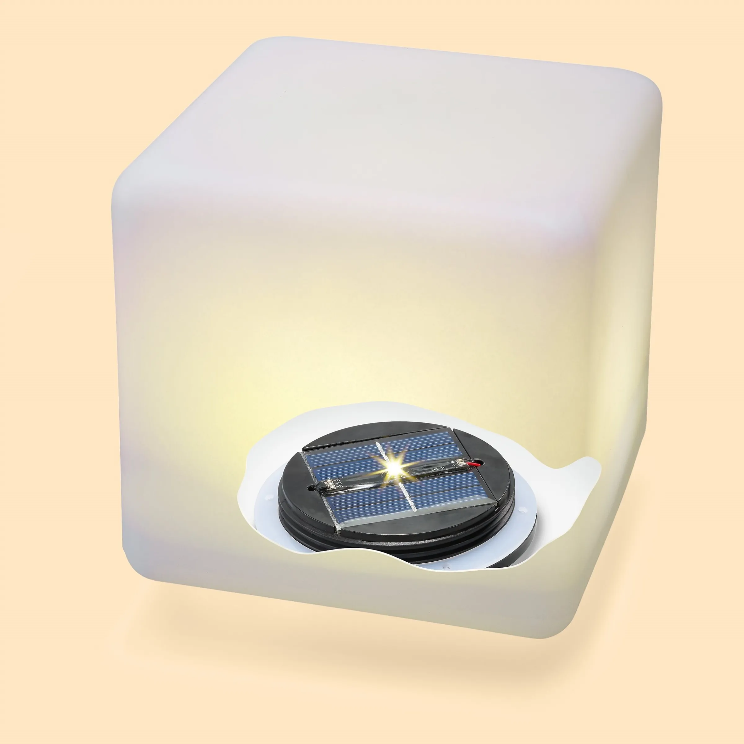 Solar Leuchtwürfel Smart Cube 18 cm