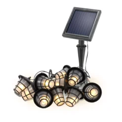 Solar Lichterkette Asia Style mit 10 Laternen