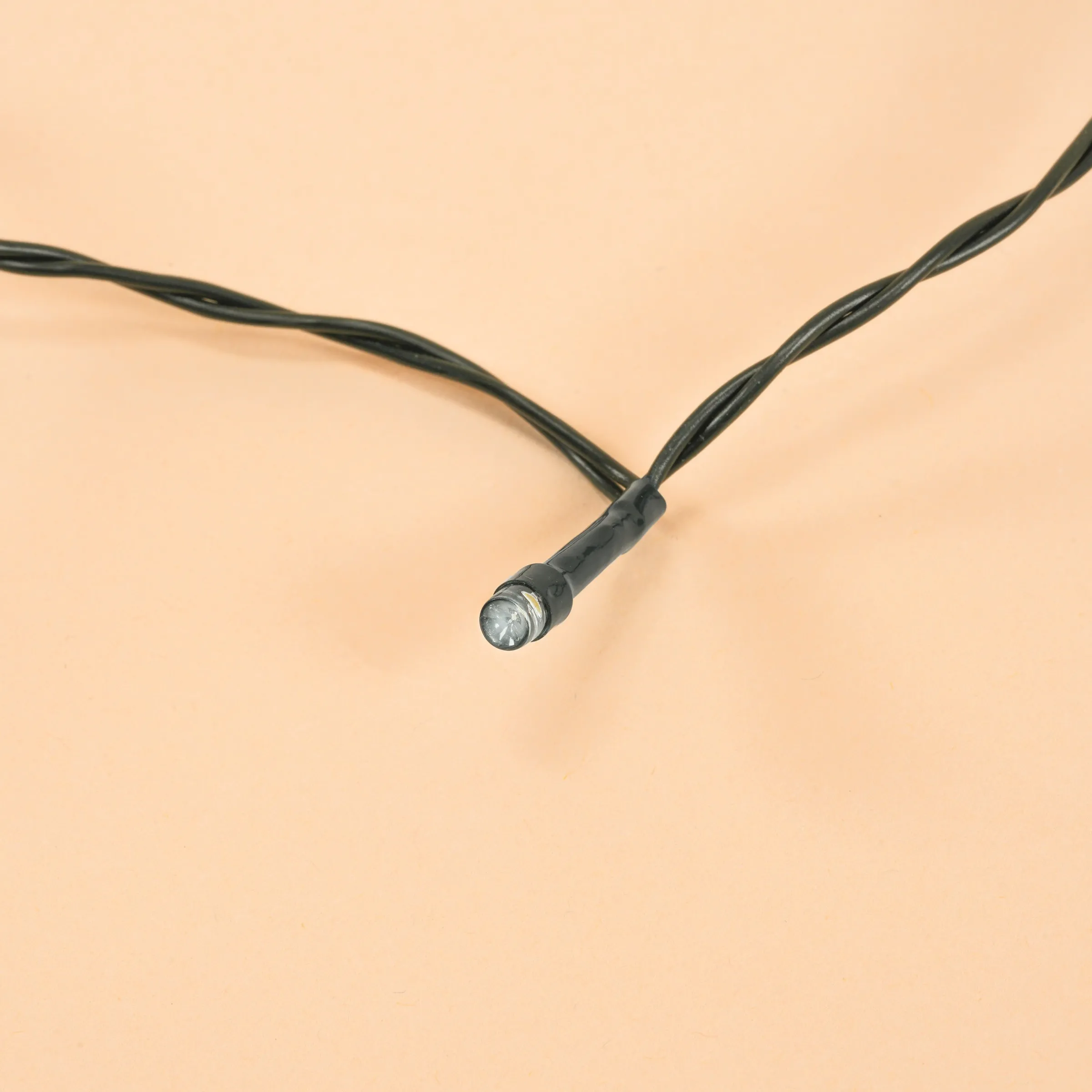 Solar Lichterkette mit 24 bernsteinfarbenen LEDs