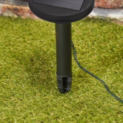 Solar Lichterkette mit 24 kaltweißen LEDs