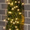 Solar Lichterkette mit 200 warmweißen LEDs und transparenten Kabel