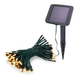 Solar Lichterkette mit 100 warmweißen LEDs