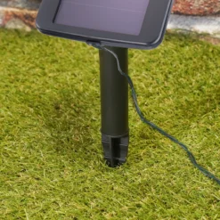 Solar Lichterkette mit 100 warmweißen LEDs