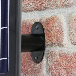 Solar Lichternetz mit 144 bernsteinfarbenen LEDs