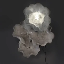 Solar Lotusblätterbrunnen mit LED-Beleuchtung