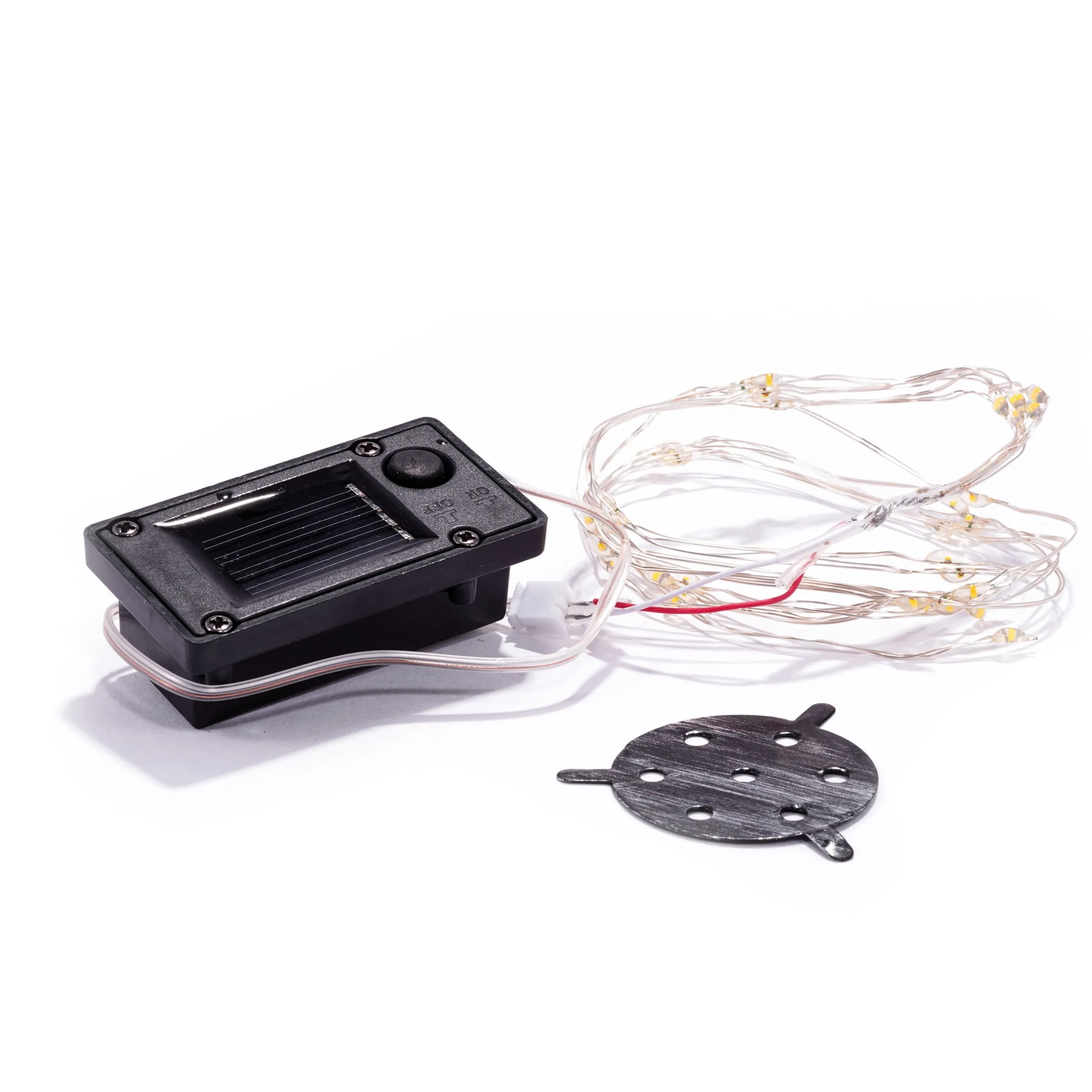 Solarmodul mit LED-Lichterstrang, inkl. Akku