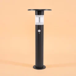 Solar PIR-Standleuchte Amelia 53 cm, schwarz