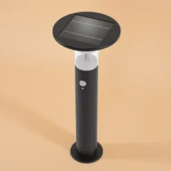Solar PIR-Standleuchte Amelia 53 cm, schwarz