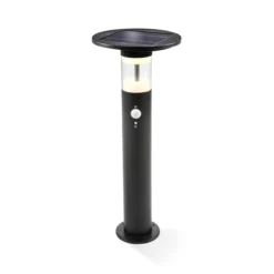 Solar PIR-Standleuchte Amelia 53 cm, schwarz