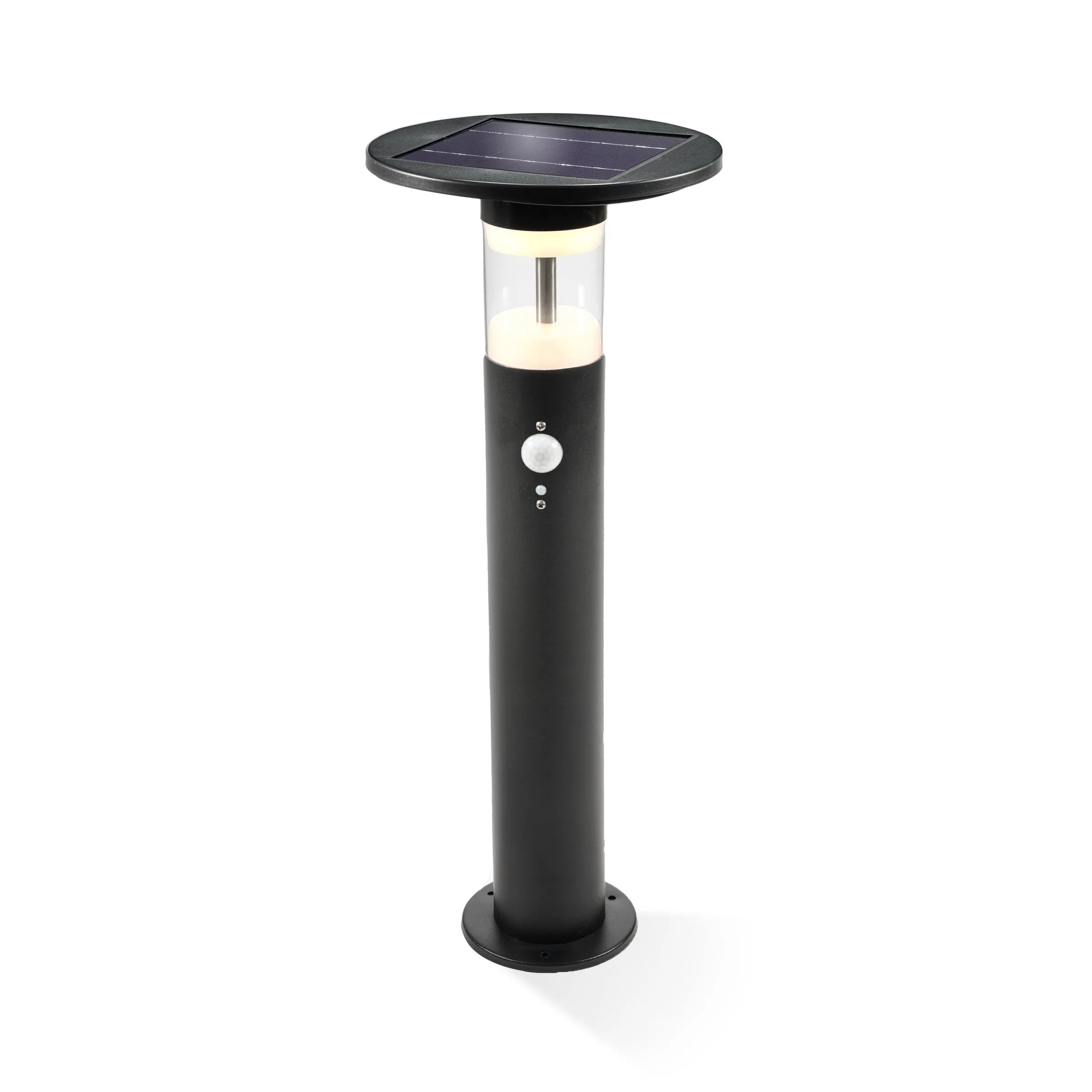 Solar PIR-Standleuchte Amelia 53 cm, schwarz