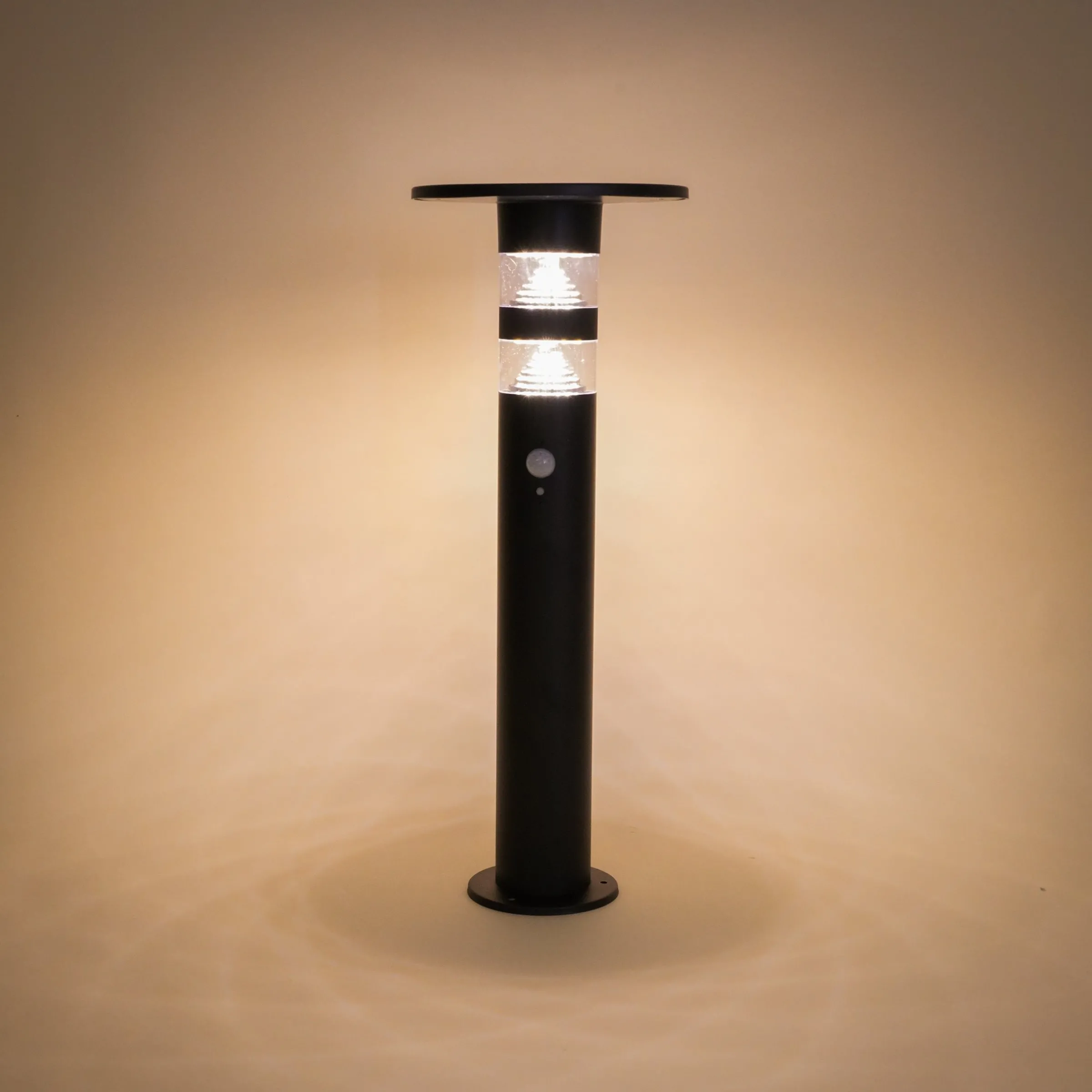 Solar PIR-Standleuchte Casoli 55 cm, schwarz